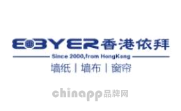 依拜墙纸品牌标识
